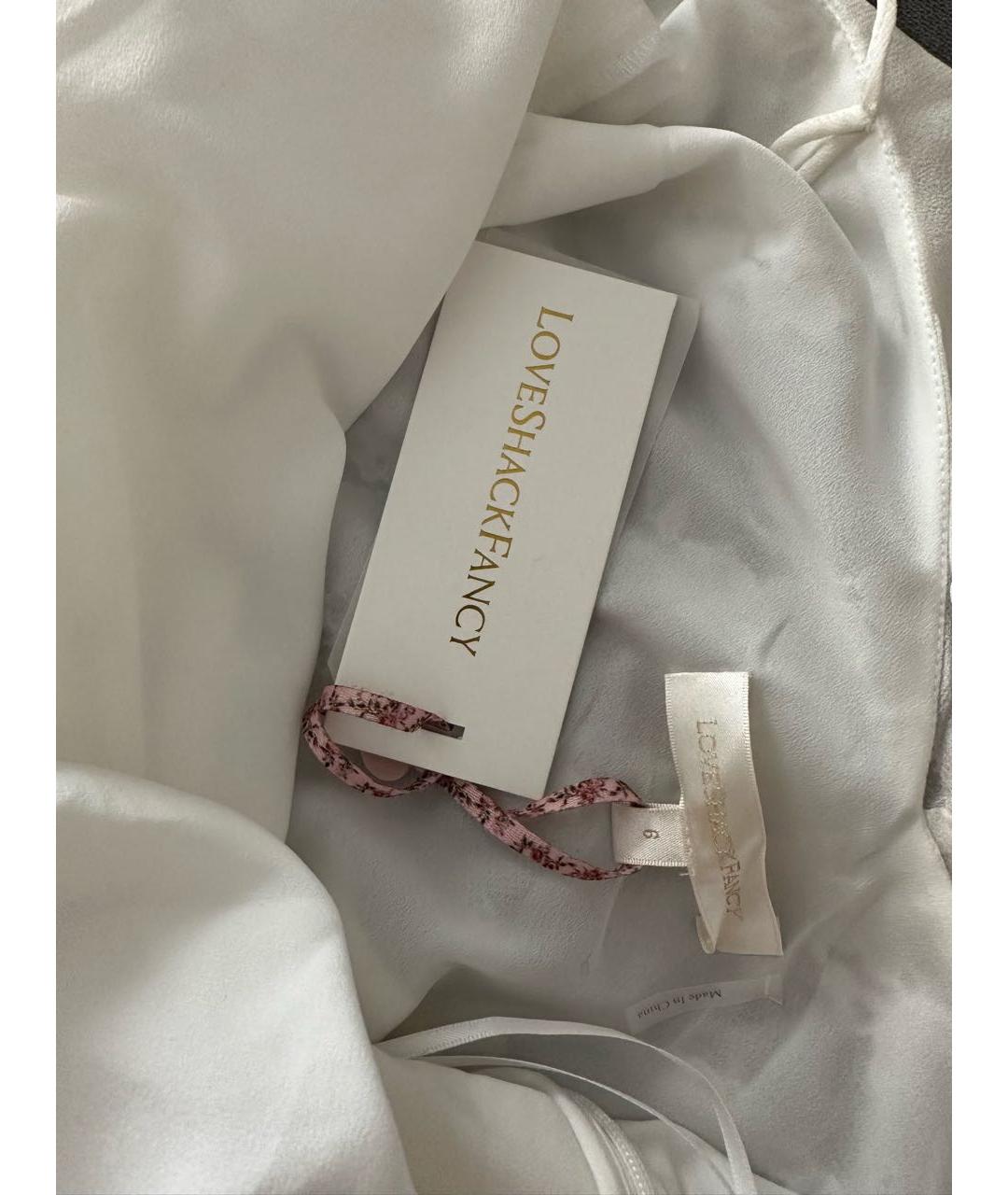 FOR LOVE AND LEMONS Белое кружевное платье, фото 5