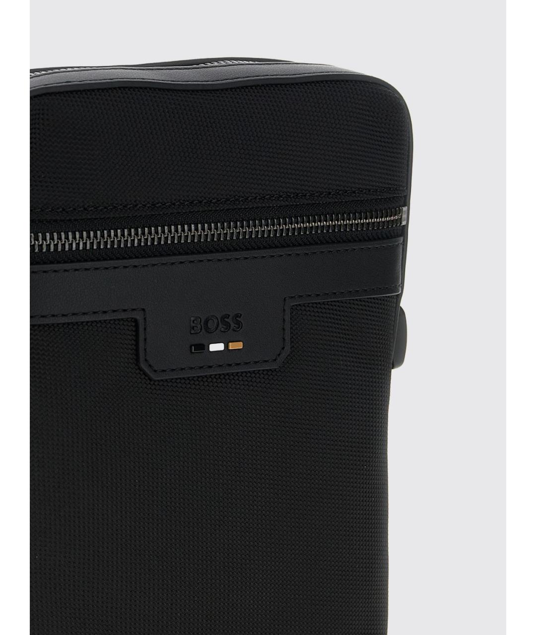 HUGO BOSS Черная сумка на плечо, фото 3