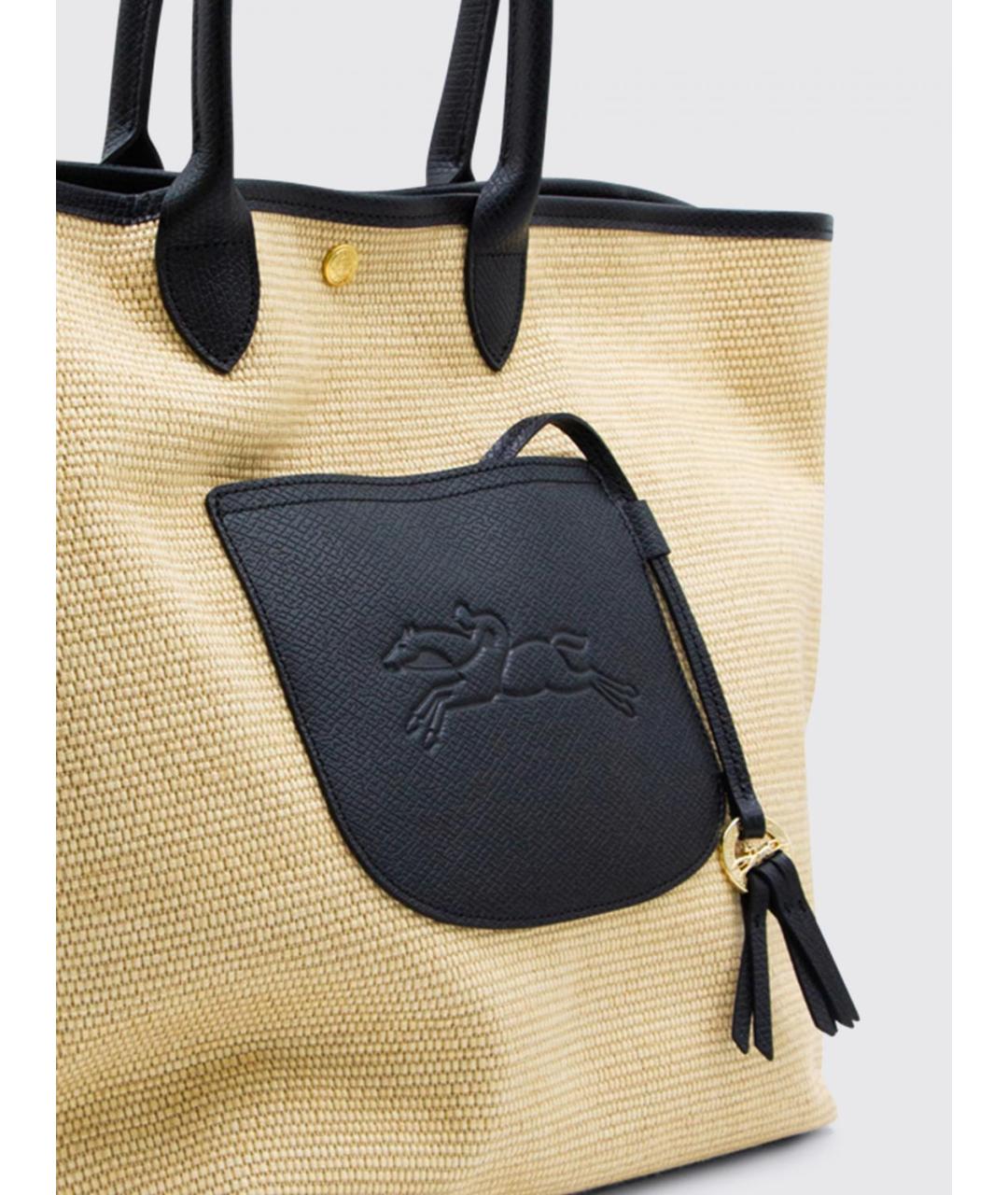 LONGCHAMP Черная сумка тоут, фото 3