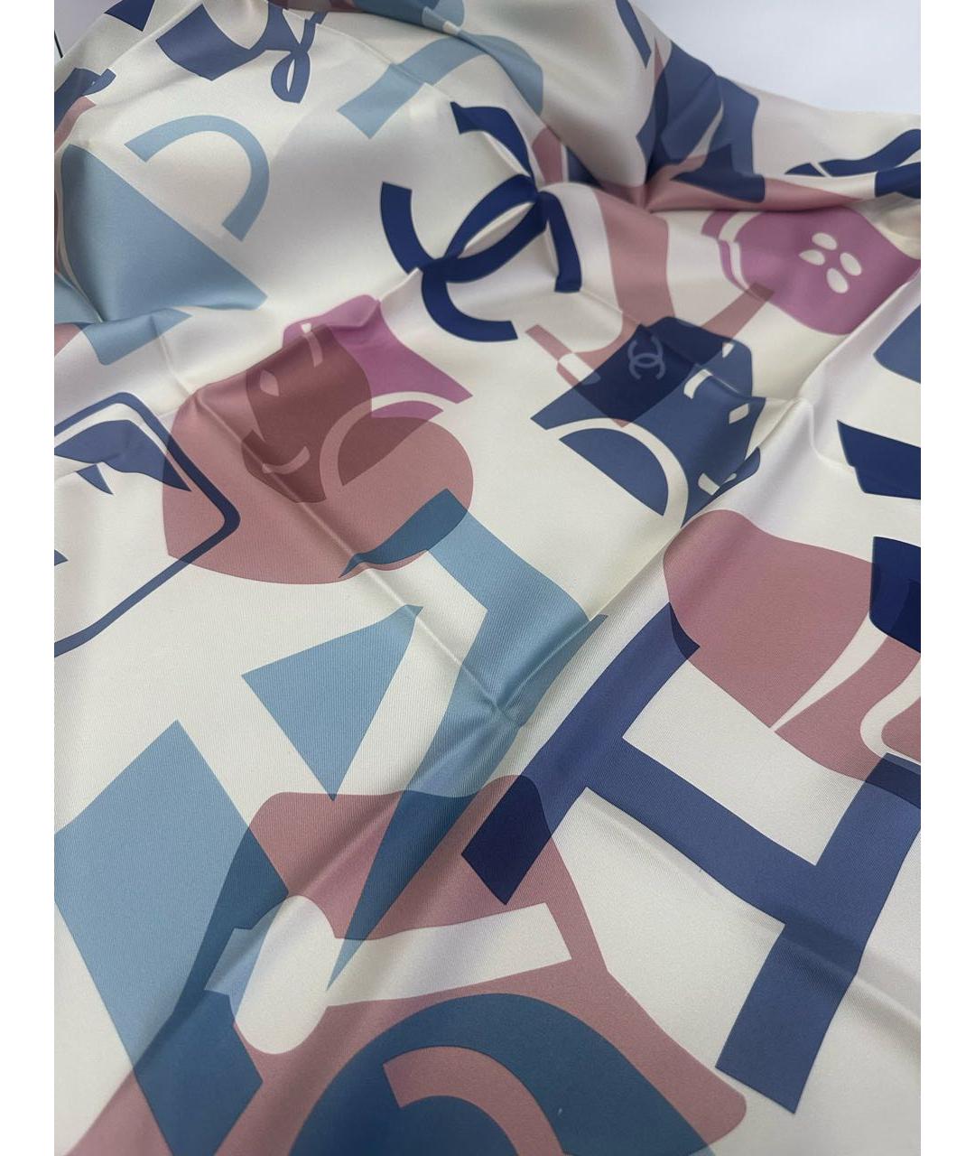 CHANEL Мульти шелковый платок, фото 4