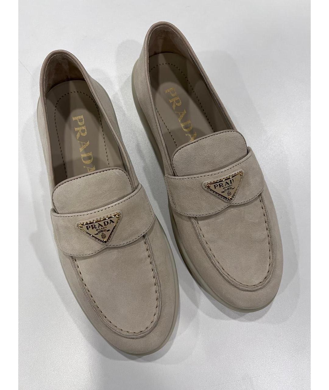 PRADA Замшевые лоферы, фото 5