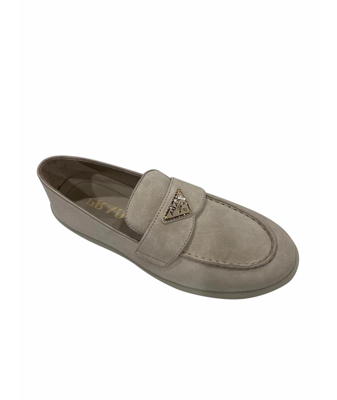 PRADA Замшевые лоферы, фото 1