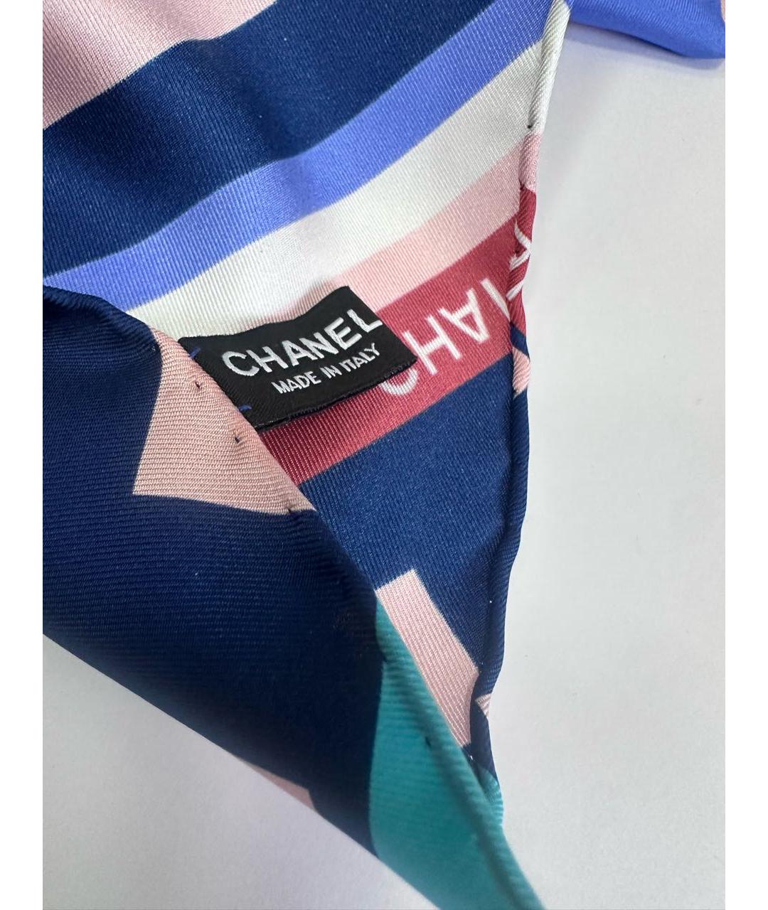 CHANEL Мульти шелковый платок, фото 2