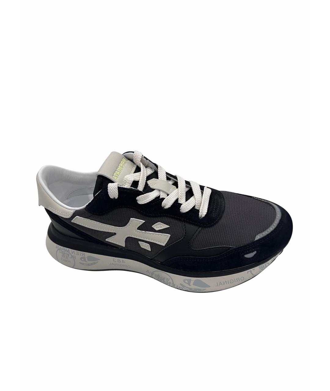 PREMIATA Черные кроссовки, фото 1