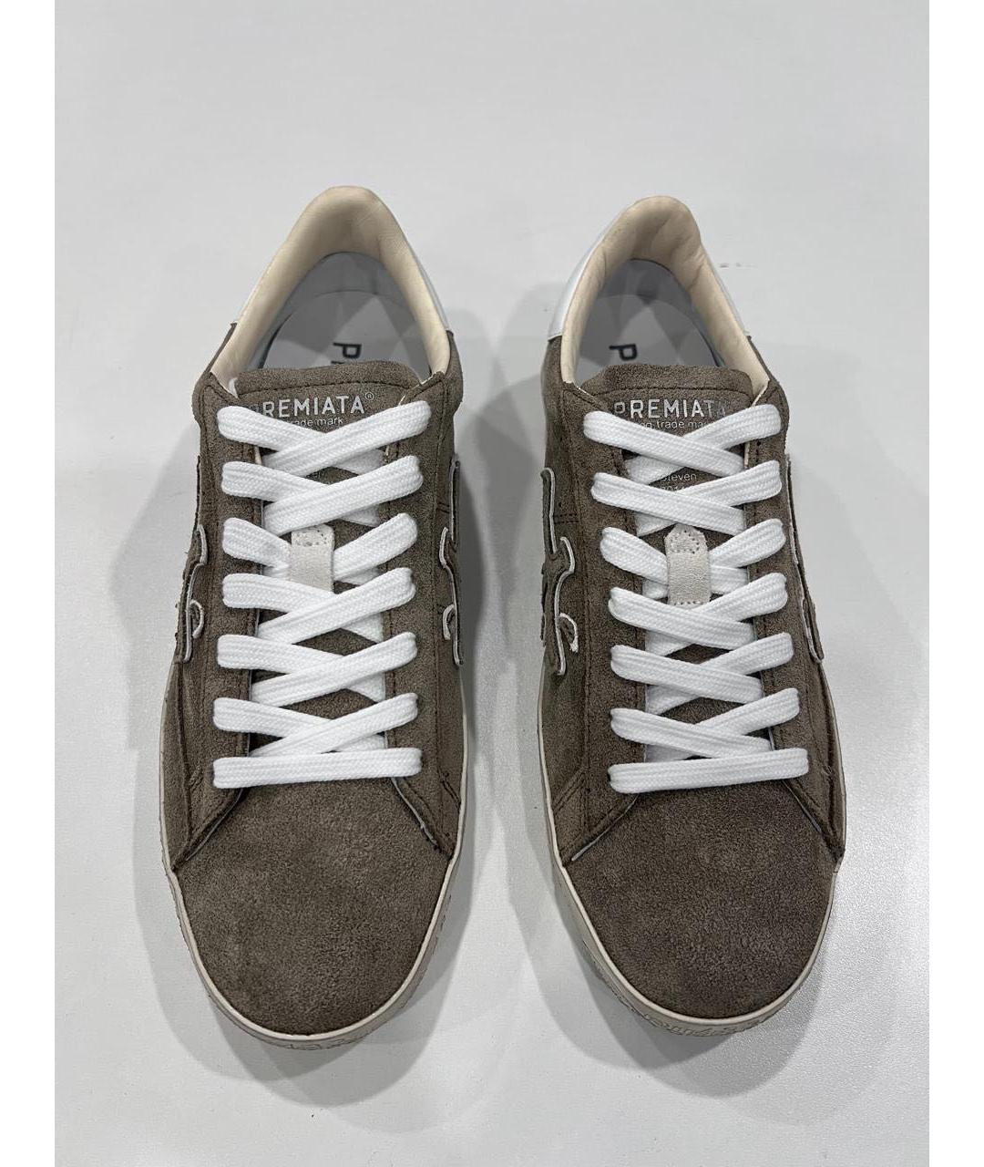 PREMIATA Хаки кеды, фото 2