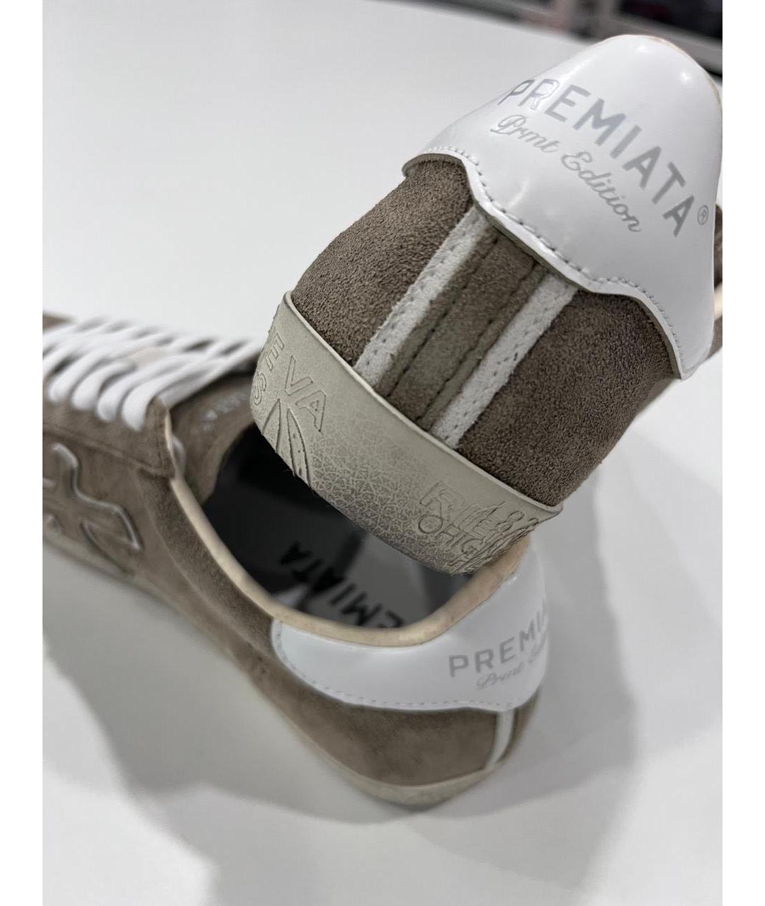 PREMIATA Хаки кеды, фото 4
