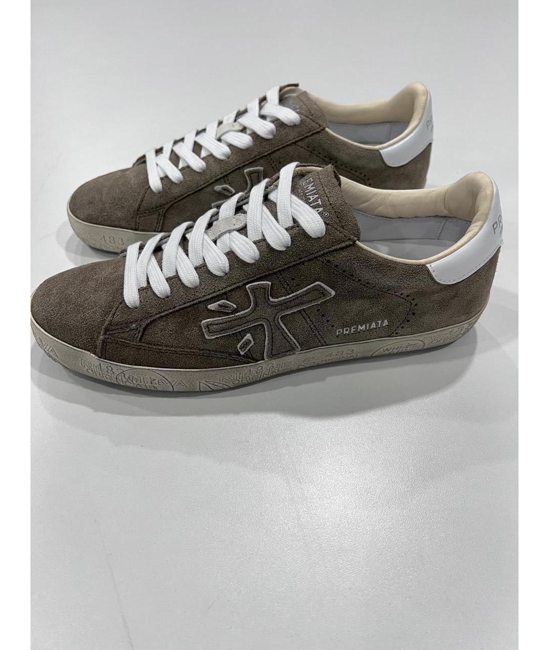 PREMIATA Хаки кеды, фото 5