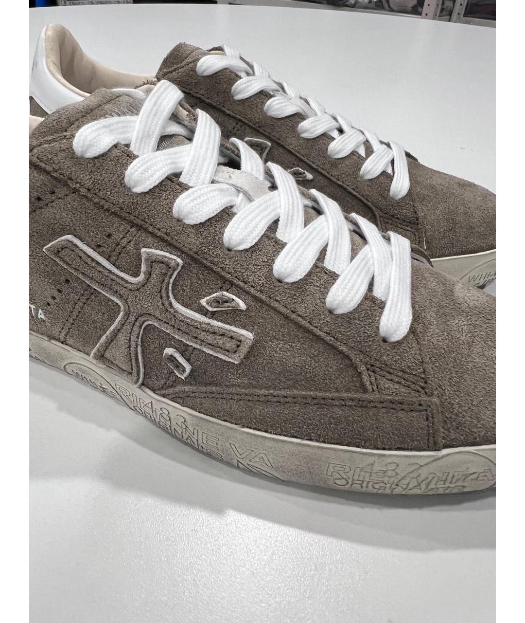 PREMIATA Хаки кеды, фото 3