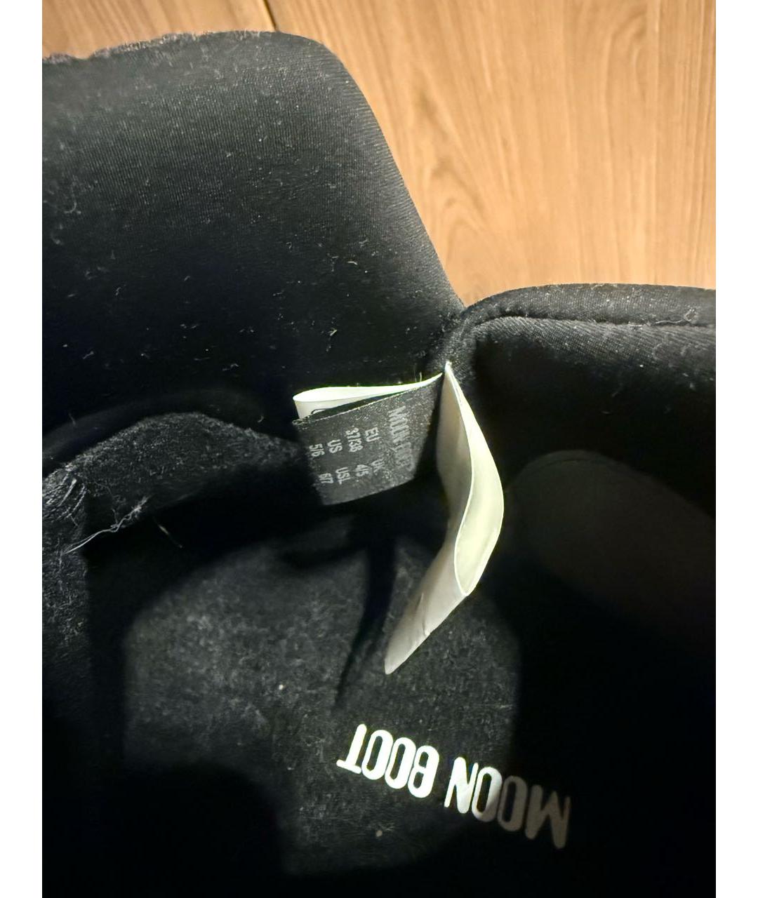 MOON BOOT Черные сапоги, фото 2