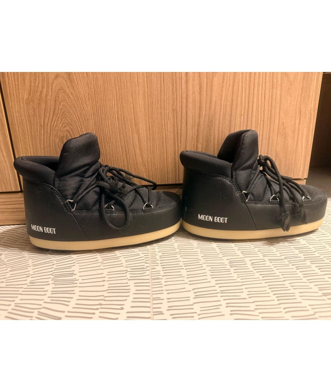 MOON BOOT Черные сапоги, фото 3