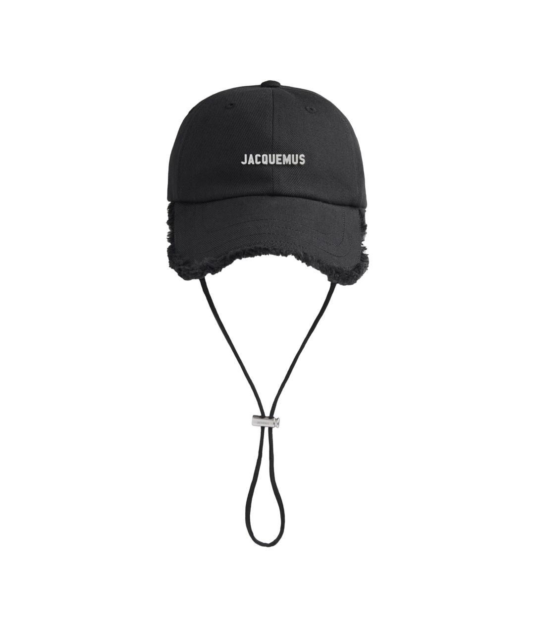 JACQUEMUS Черная хлопковая кепка/бейсболка, фото 2