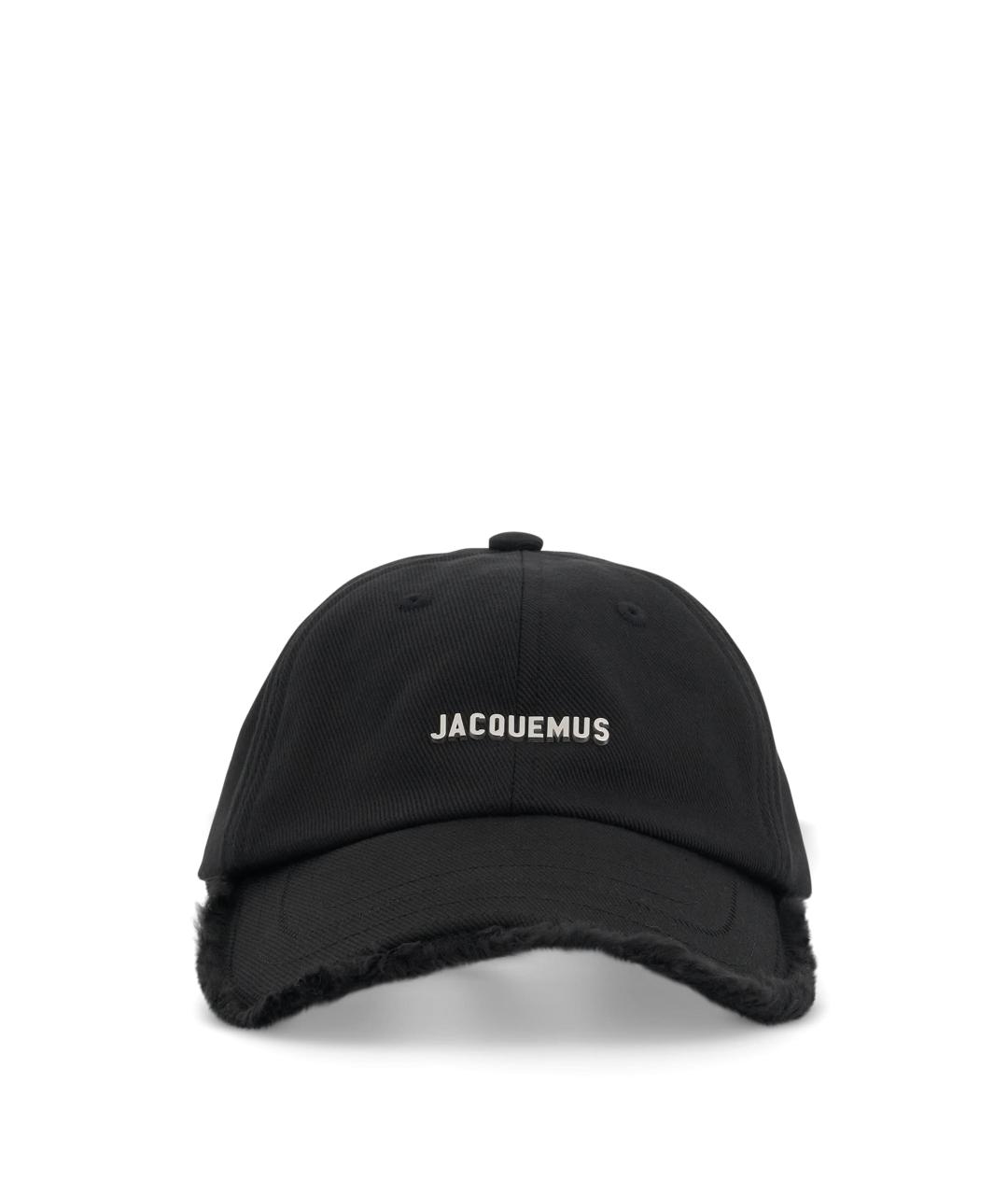 JACQUEMUS Черная хлопковая кепка/бейсболка, фото 1