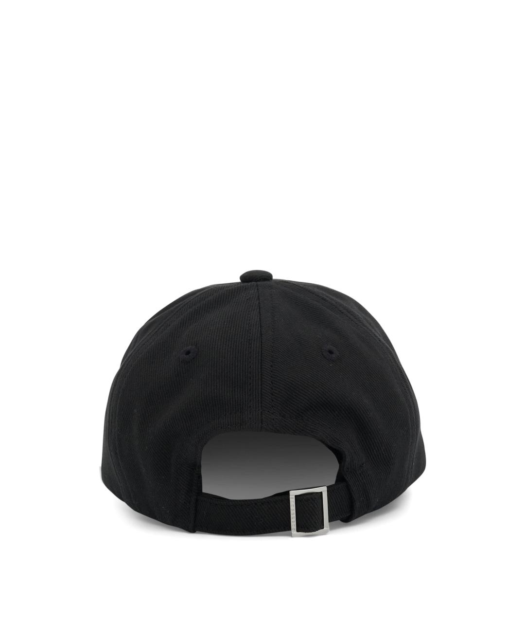 JACQUEMUS Черная хлопковая кепка/бейсболка, фото 3