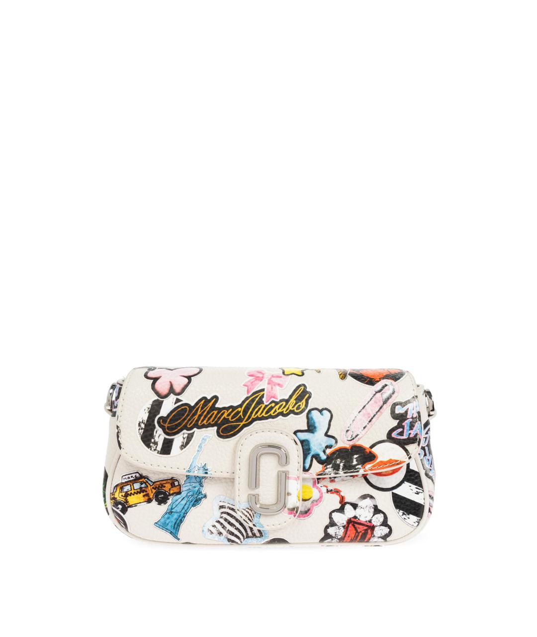 MARC JACOBS Белая кожаная сумка через плечо, фото 1