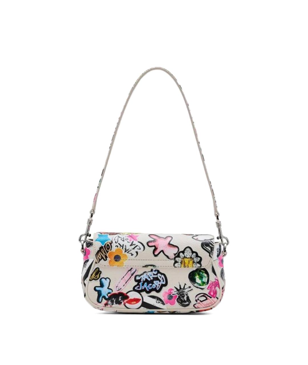 MARC JACOBS Белая кожаная сумка через плечо, фото 3