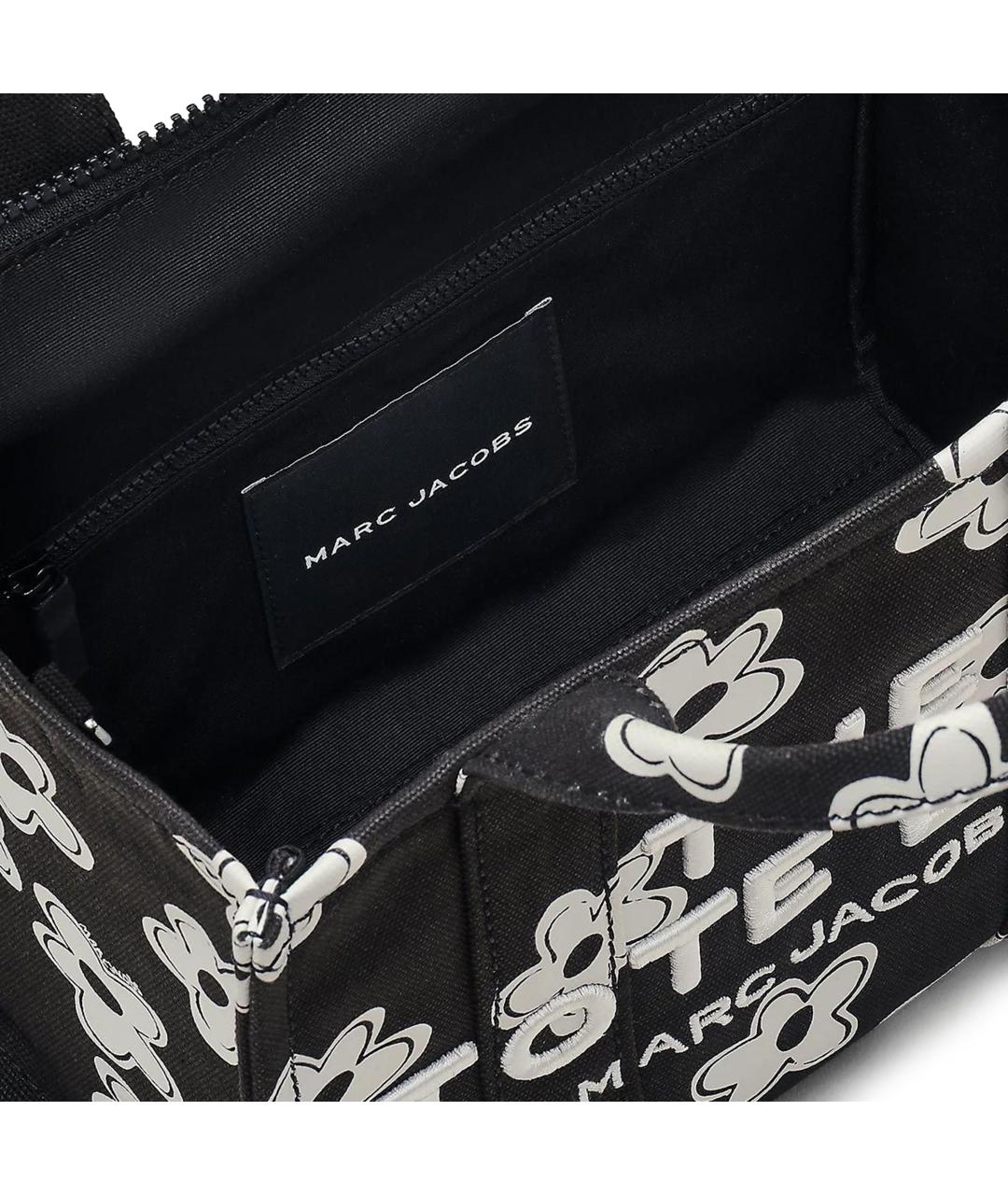 MARC JACOBS Черная хлопковая сумка тоут, фото 2
