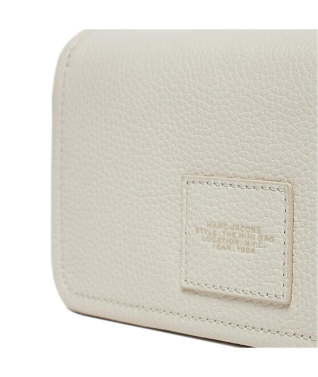 MARC JACOBS Белая кожаная сумка через плечо, фото 2