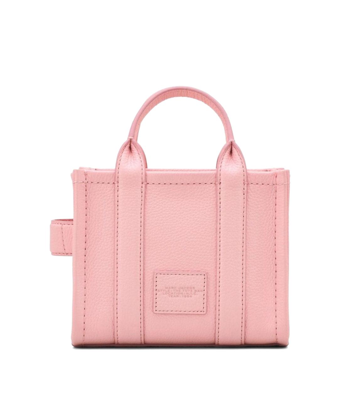 MARC JACOBS Розовая кожаная сумка тоут, фото 2