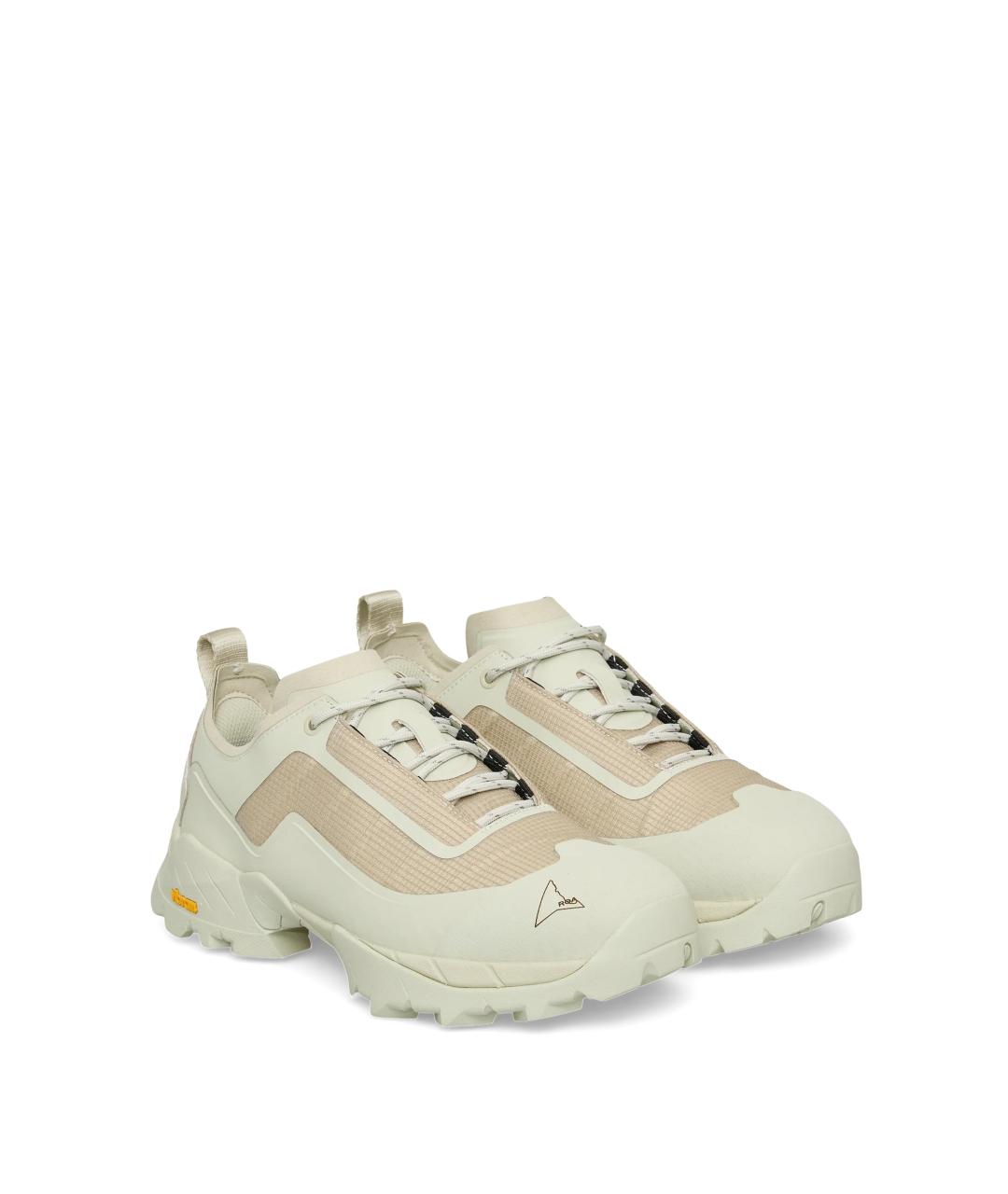 ROA Белые синтетические низкие кроссовки / кеды, фото 2