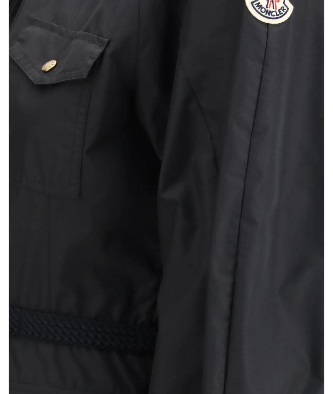 MONCLER Черное хлопковое повседневное платье, фото 3