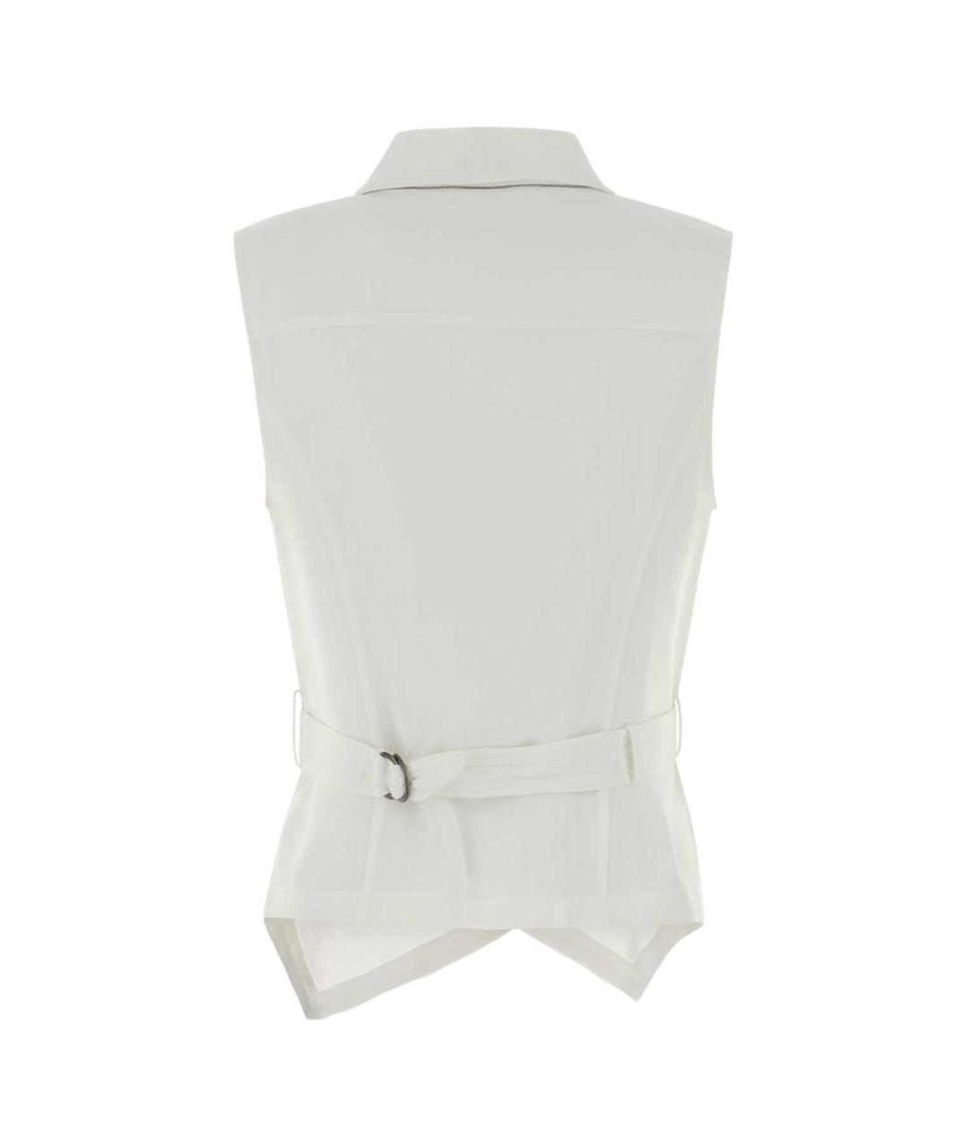 BRUNELLO CUCINELLI Белый вискозный жилет, фото 2