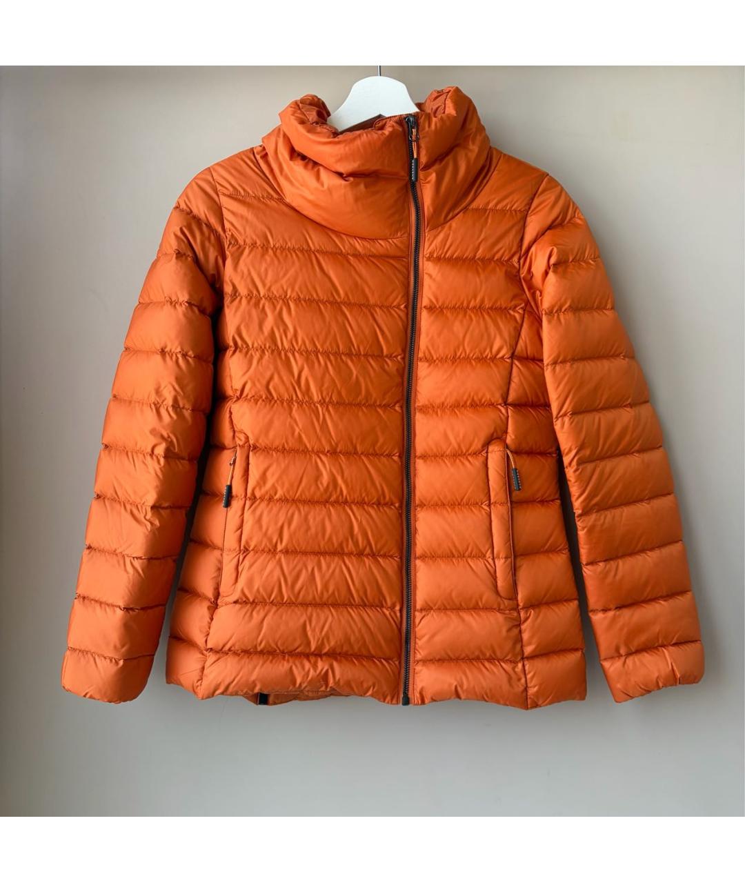 WEEKEND MAX MARA Оранжевая полиамидовая куртка, фото 2