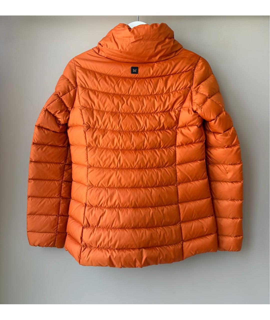 WEEKEND MAX MARA Оранжевая полиамидовая куртка, фото 3