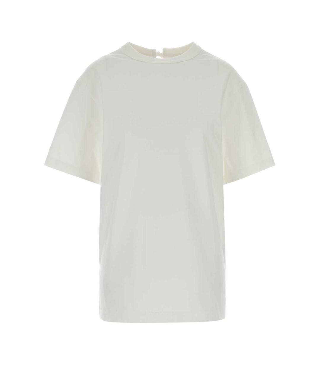 Carven Белая хлопковая футболка, фото 1