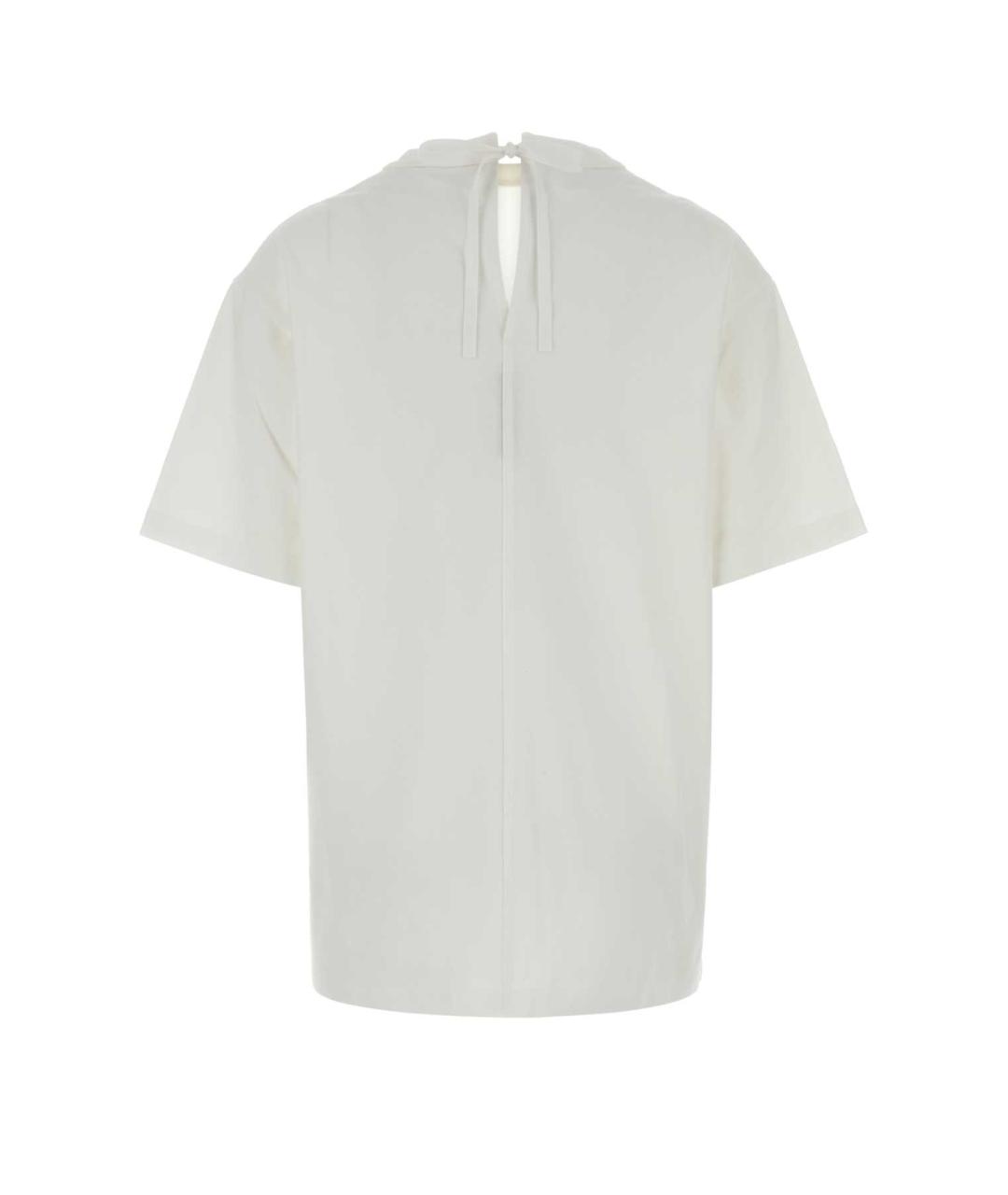 Carven Белая хлопковая футболка, фото 2