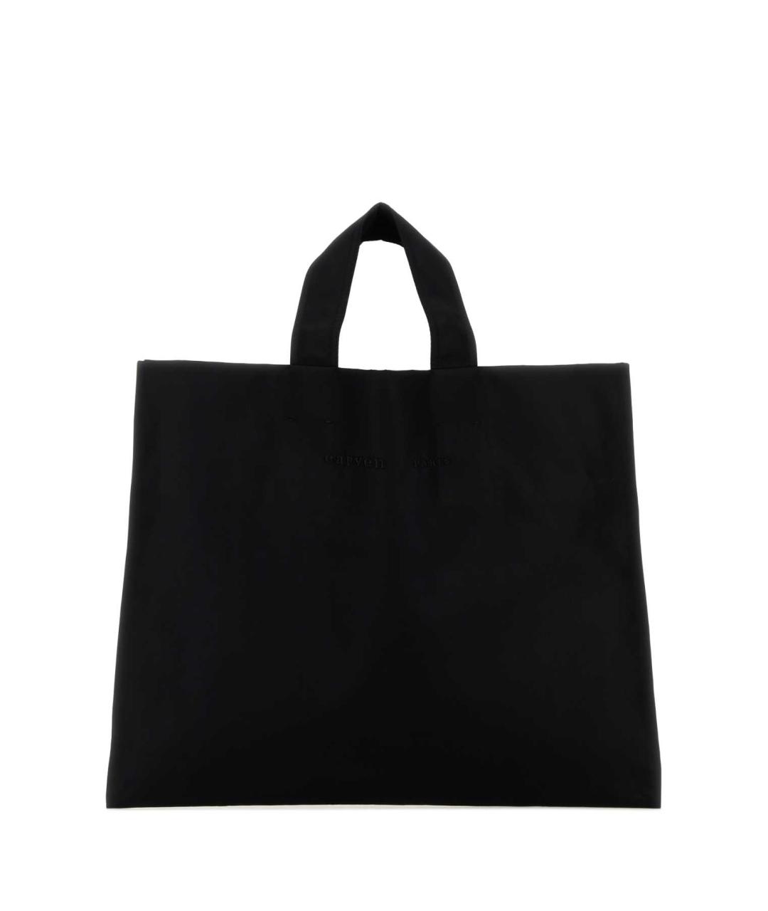 Carven Черная хлопковая сумка тоут, фото 1