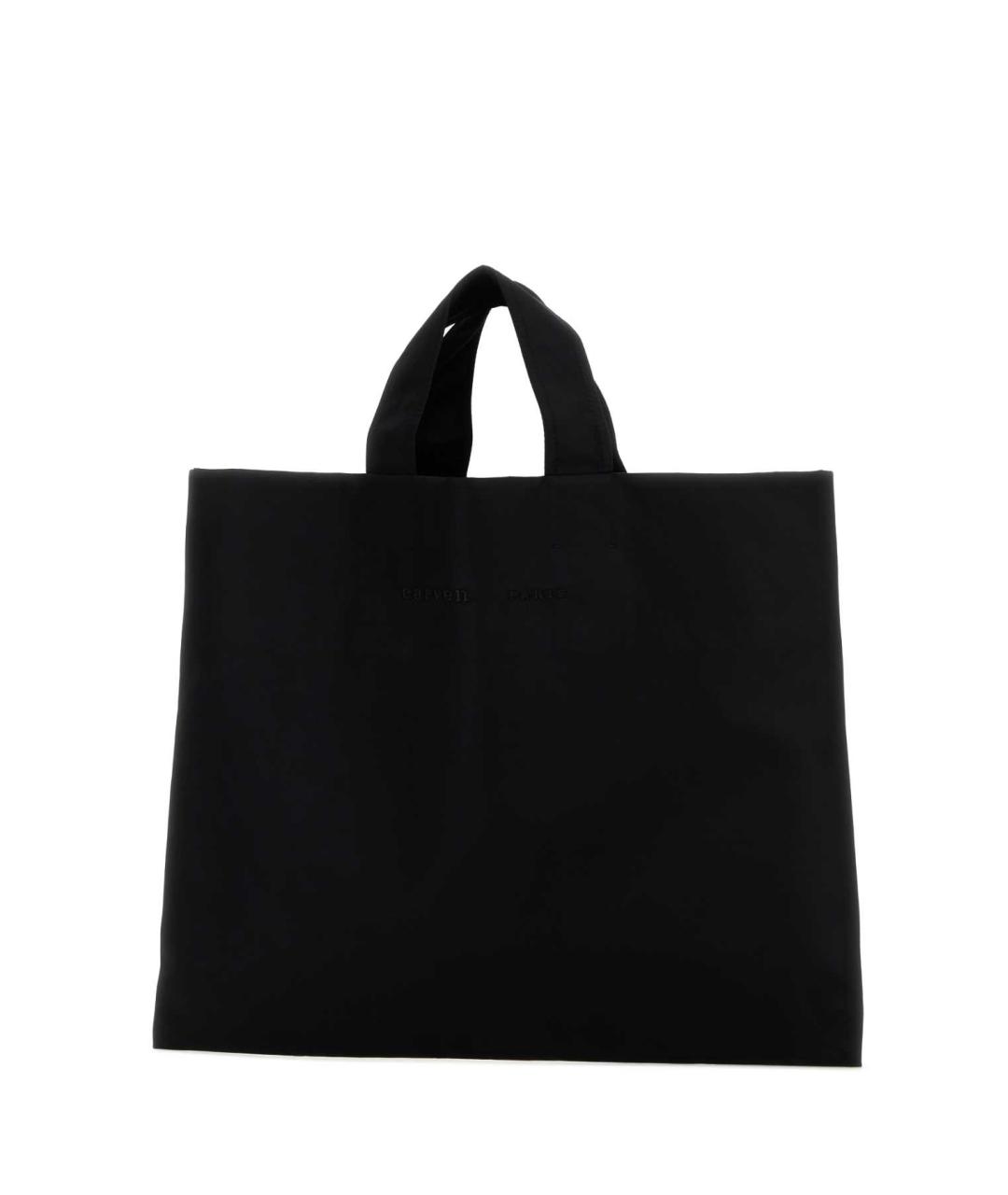 Carven Черная хлопковая сумка тоут, фото 2