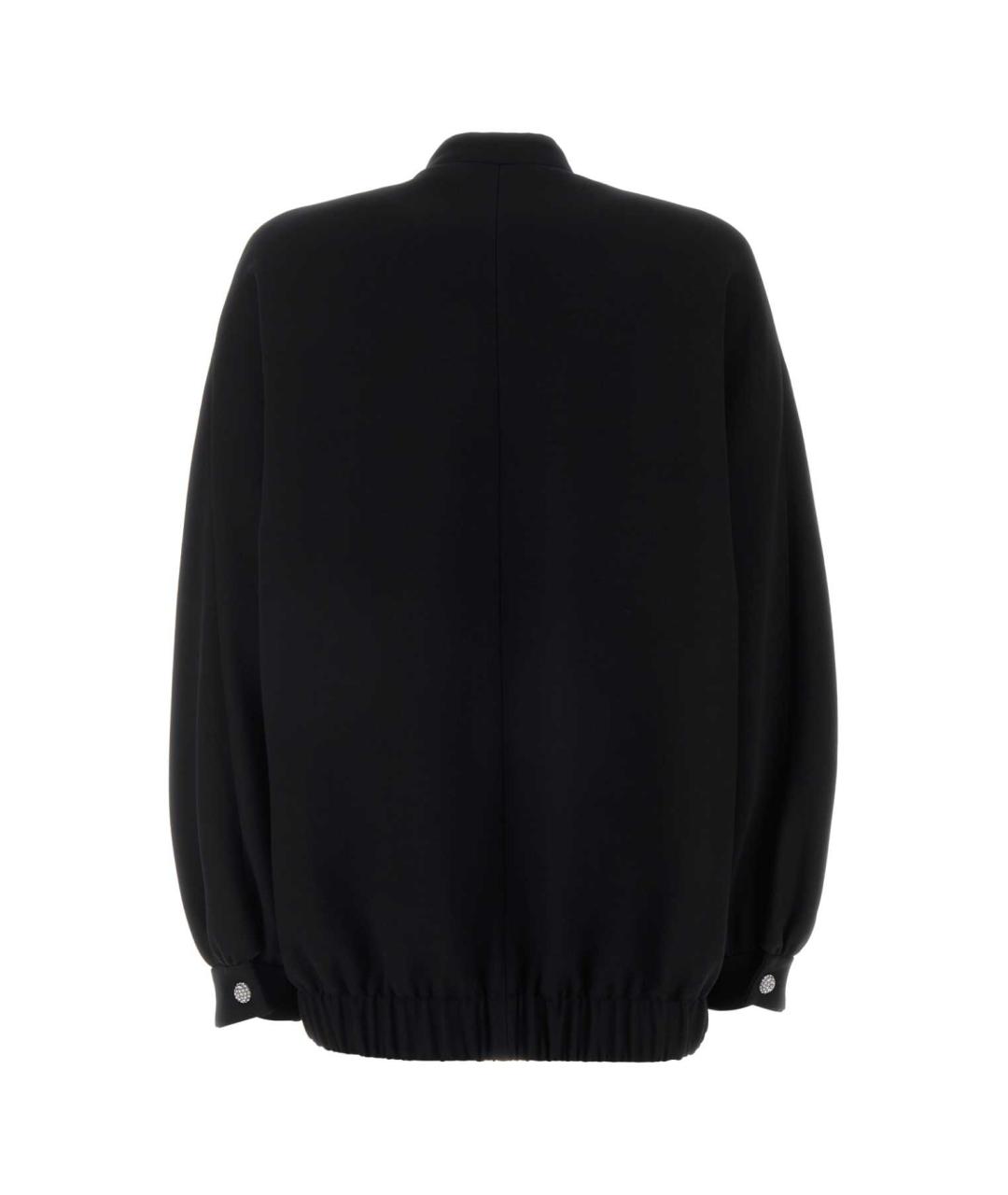 ALESSANDRA RICH Черная шерстяная куртка, фото 2