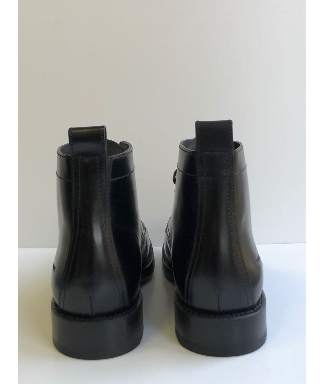 DSQUARED2 Черные кожаные высокие ботинки, фото 4