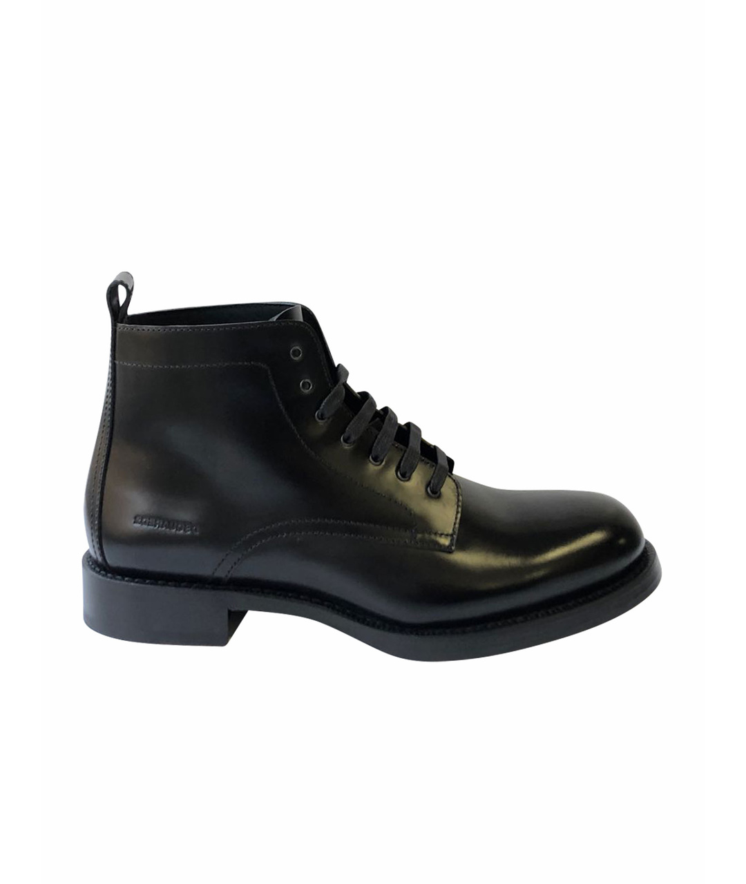 DSQUARED2 Черные кожаные высокие ботинки, фото 1