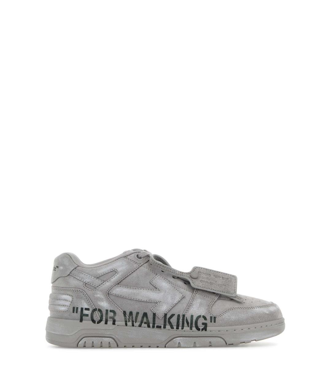 OFF-WHITE Серые низкие кроссовки / кеды, фото 1