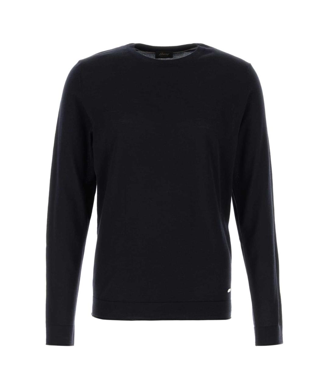 BRIONI Синий шерстяной джемпер / свитер, фото 1