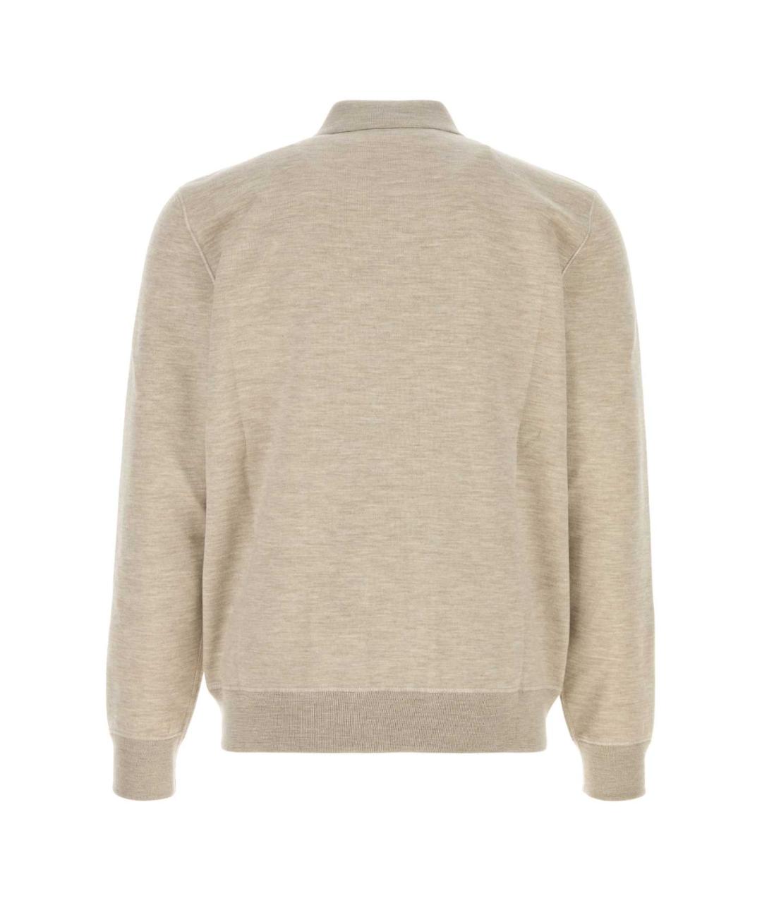 BRIONI Бежевый хлопковый кардиган, фото 2