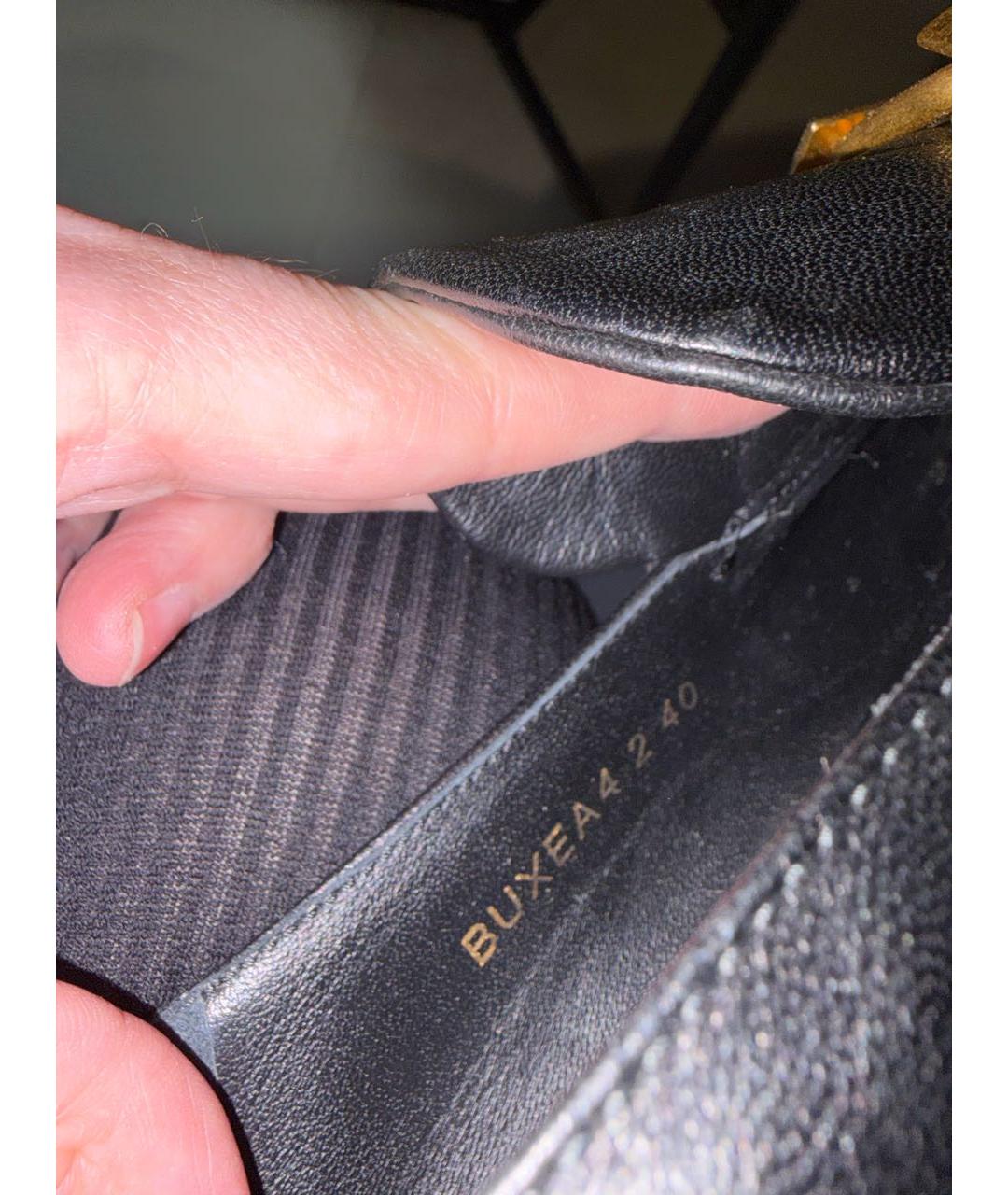 VALENTINO Черные кожаные лоферы, фото 8