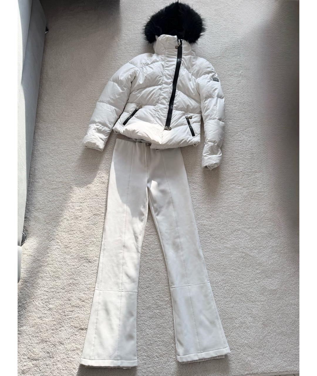 FENDI Белый полиэстеровый пуховик, фото 9