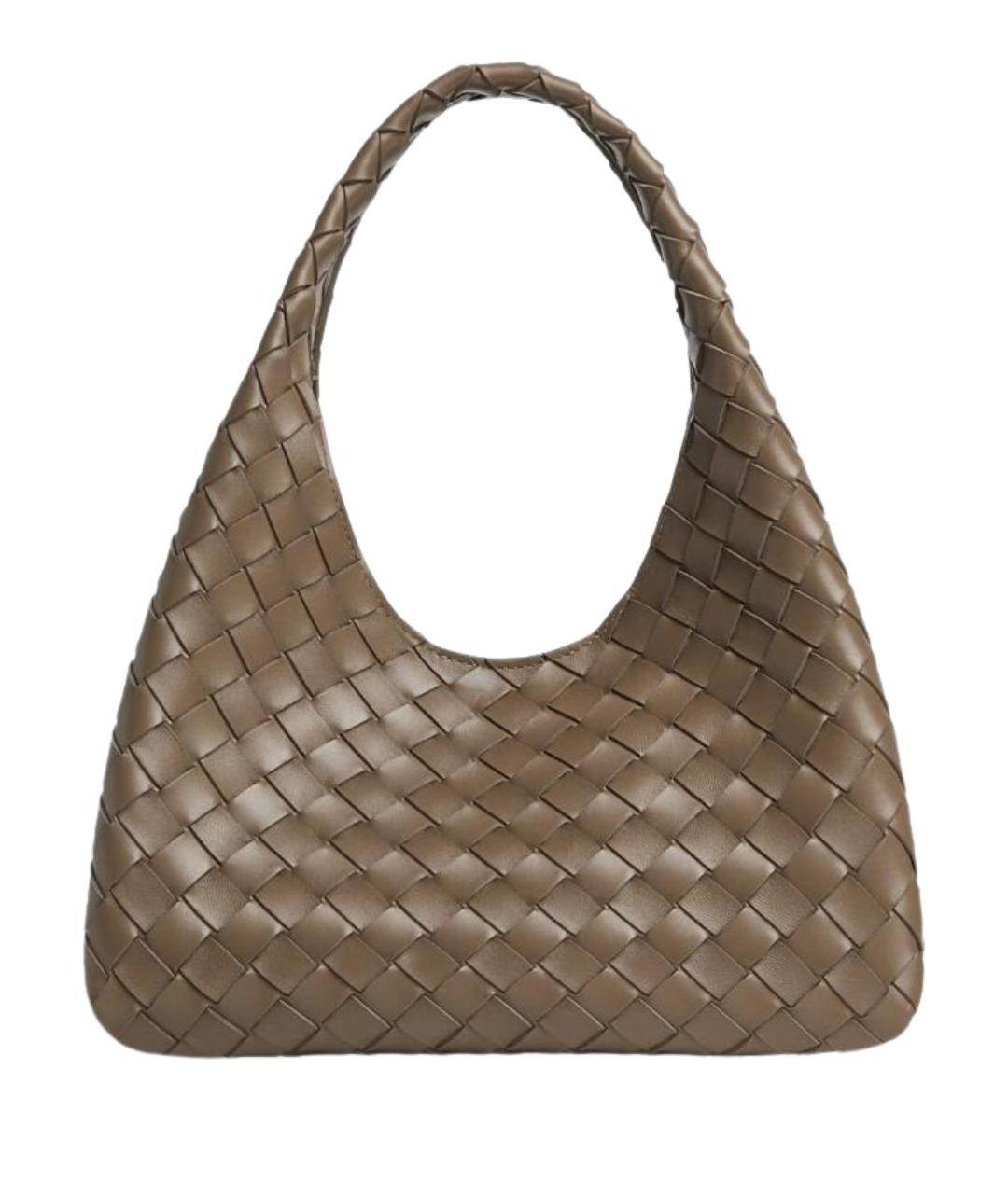 BOTTEGA VENETA Коричневая кожаная сумка тоут, фото 1