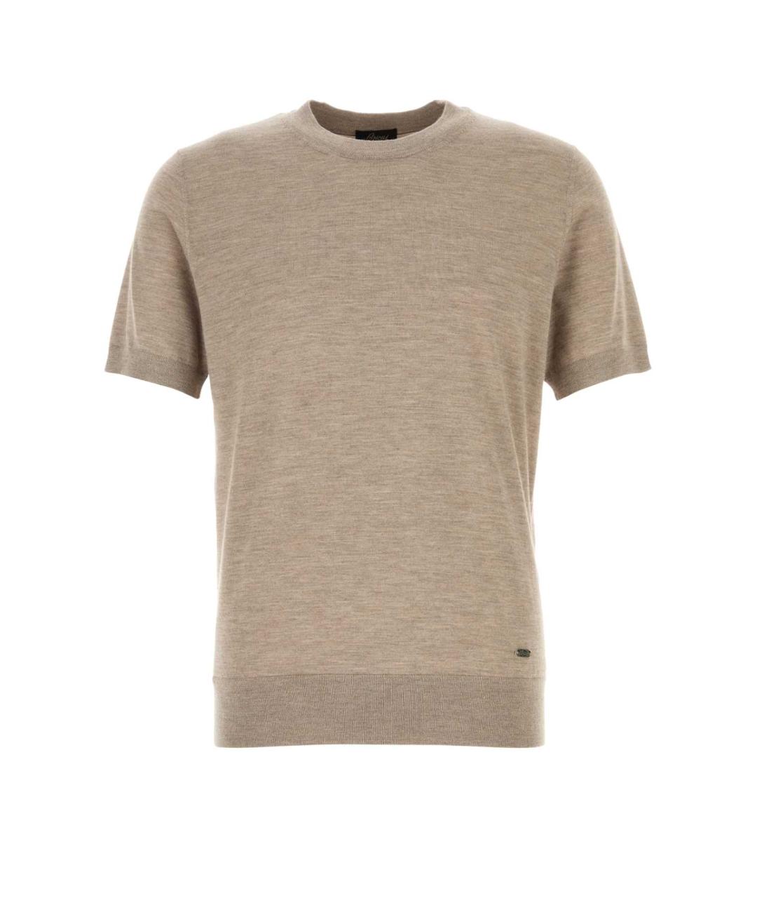 BRIONI Бежевый кашемировый джемпер / свитер, фото 1