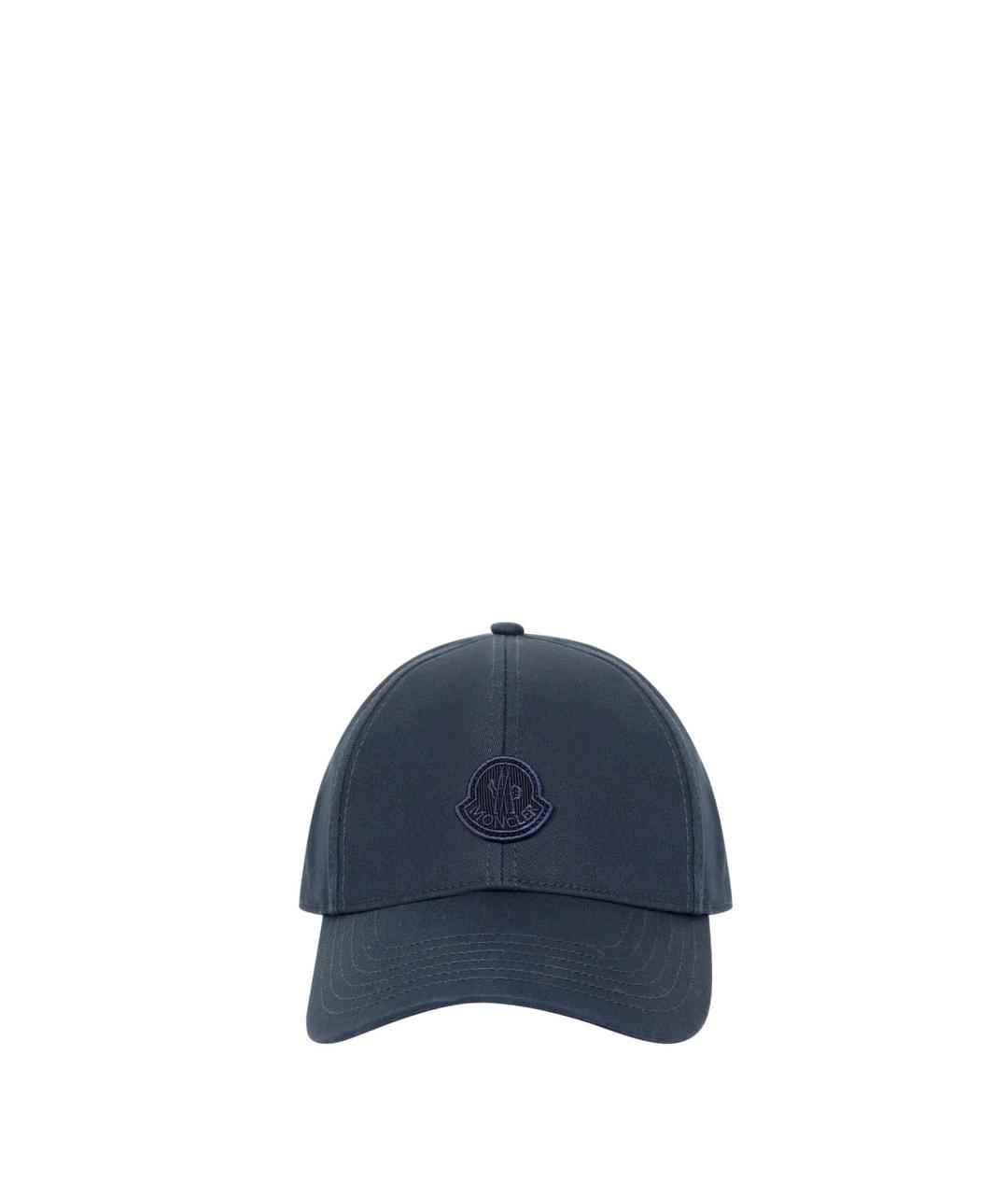 MONCLER Синяя хлопковая кепка, фото 1
