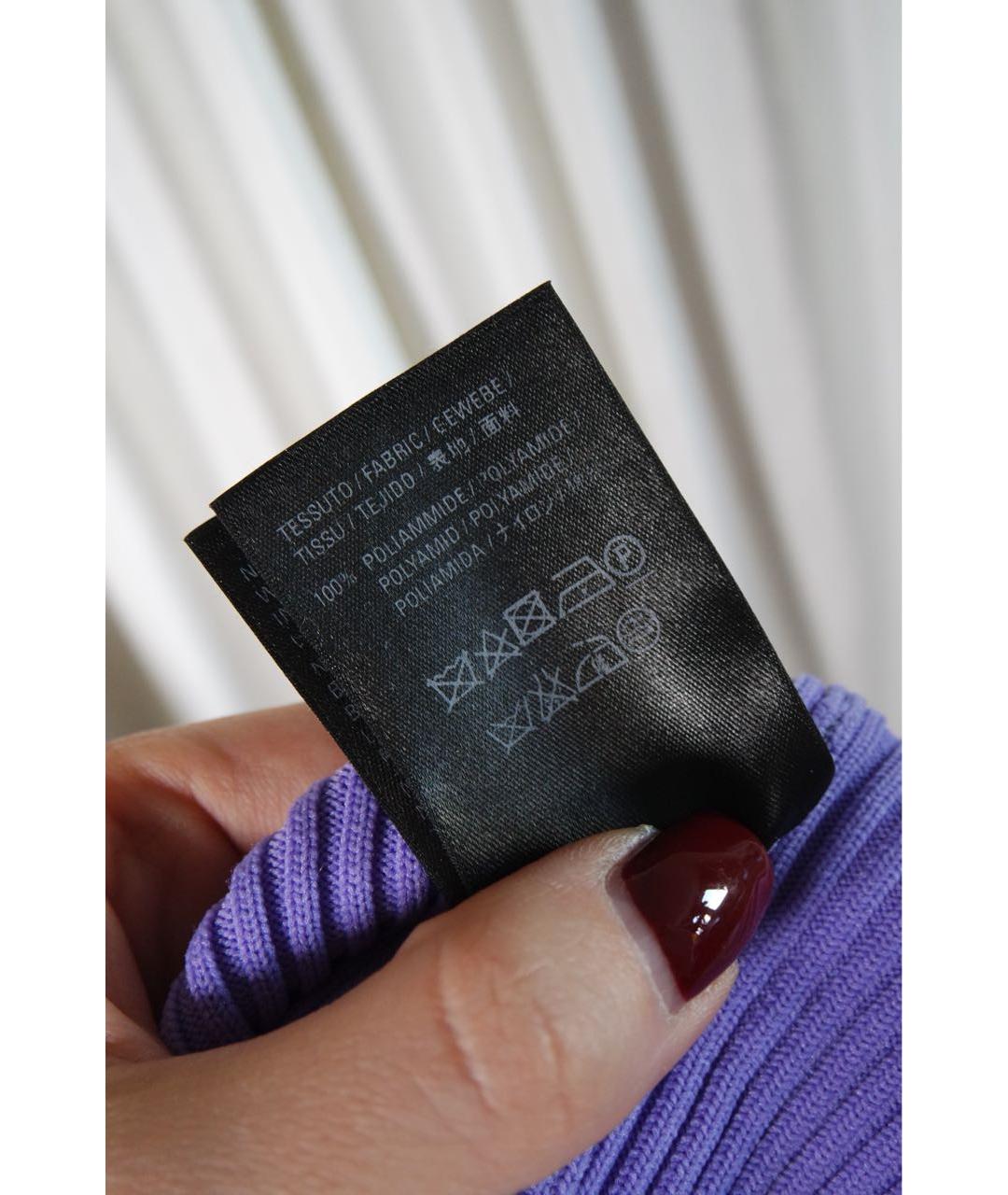 BALENCIAGA Фиолетовый полиэстеровый джемпер / свитер, фото 7