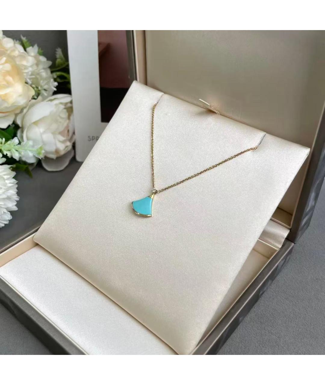 BVLGARI Золотое колье из розового золота, фото 5