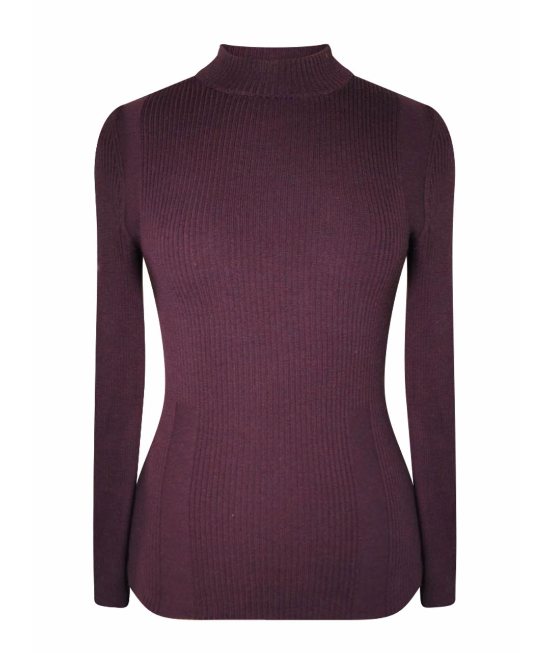 MAISON MARGIELA Бордовый шерстяной джемпер / свитер, фото 1