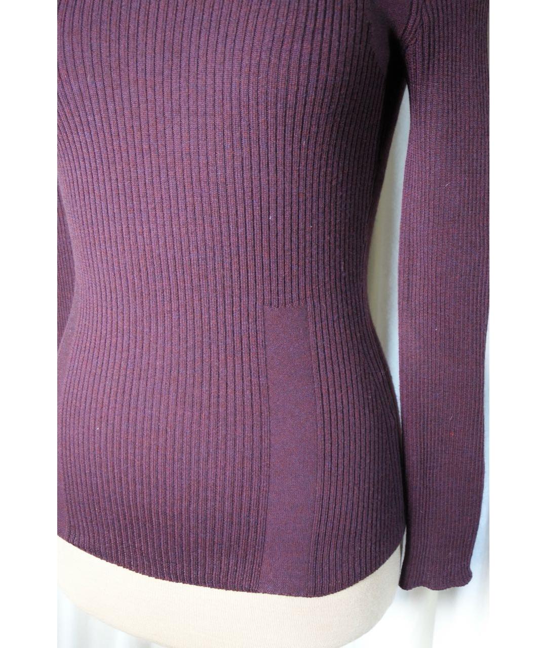 MAISON MARGIELA Бордовый шерстяной джемпер / свитер, фото 5