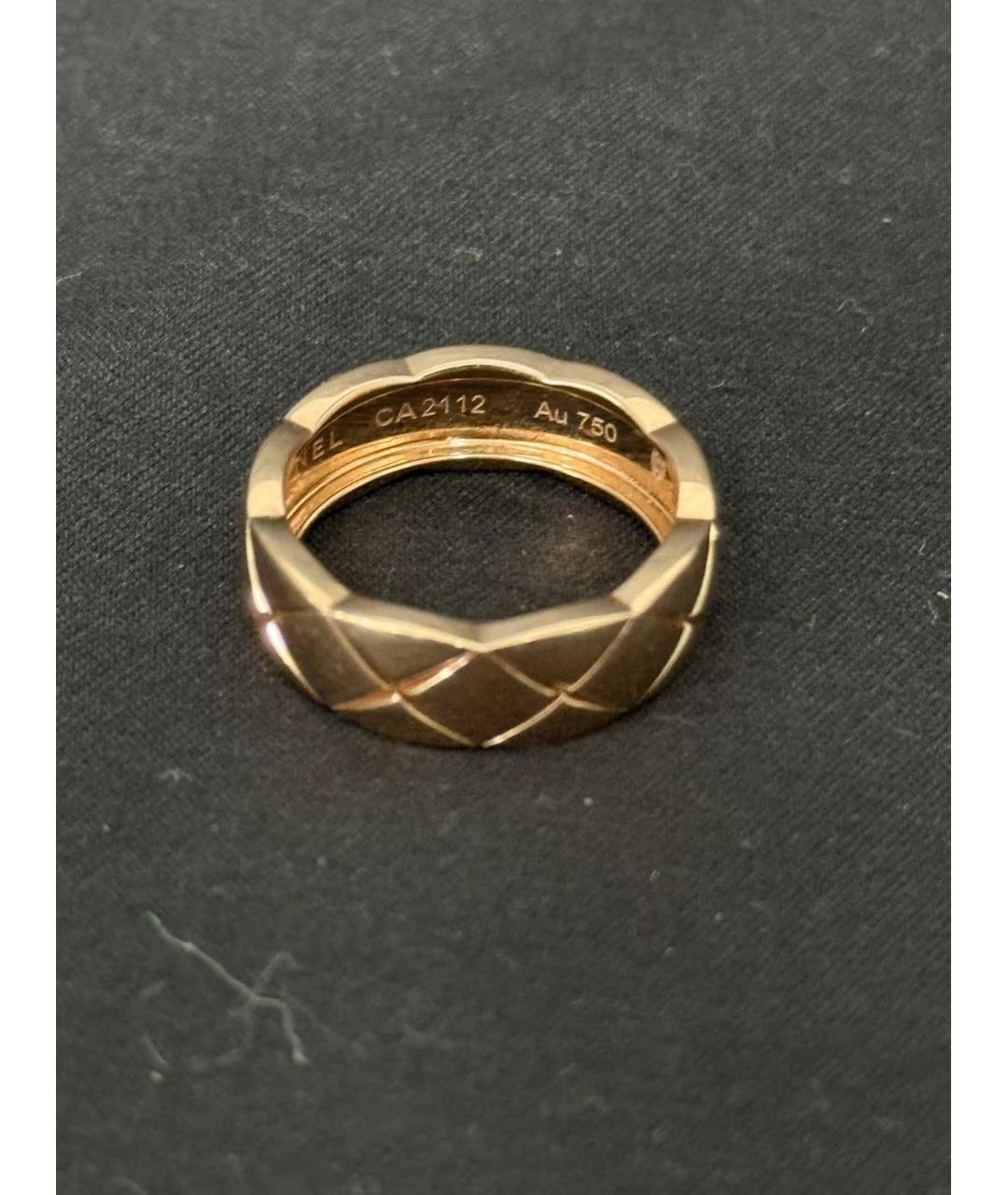 CHANEL Золотое кольцо, фото 2