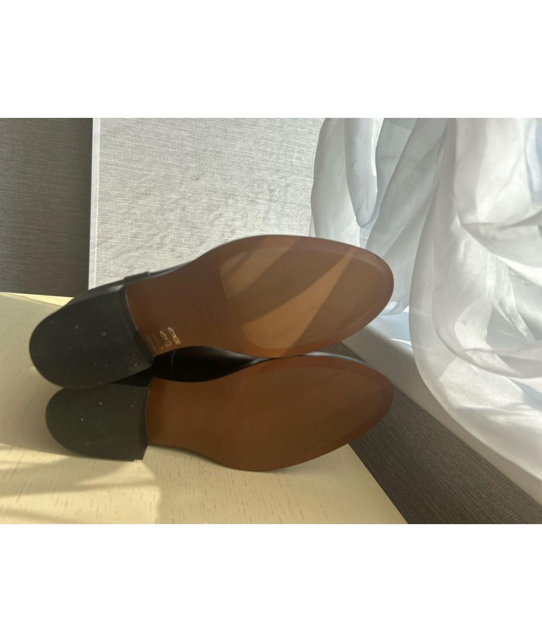 ETRO Черные кожаные сапоги, фото 4