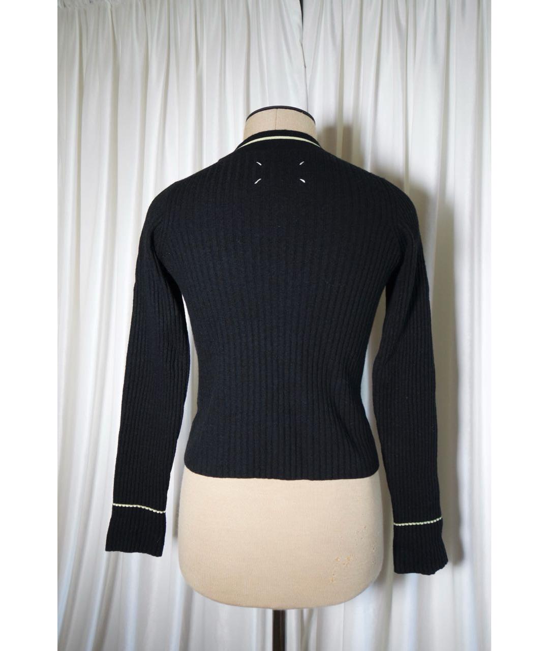 MAISON MARGIELA Черный шерстяной джемпер / свитер, фото 2