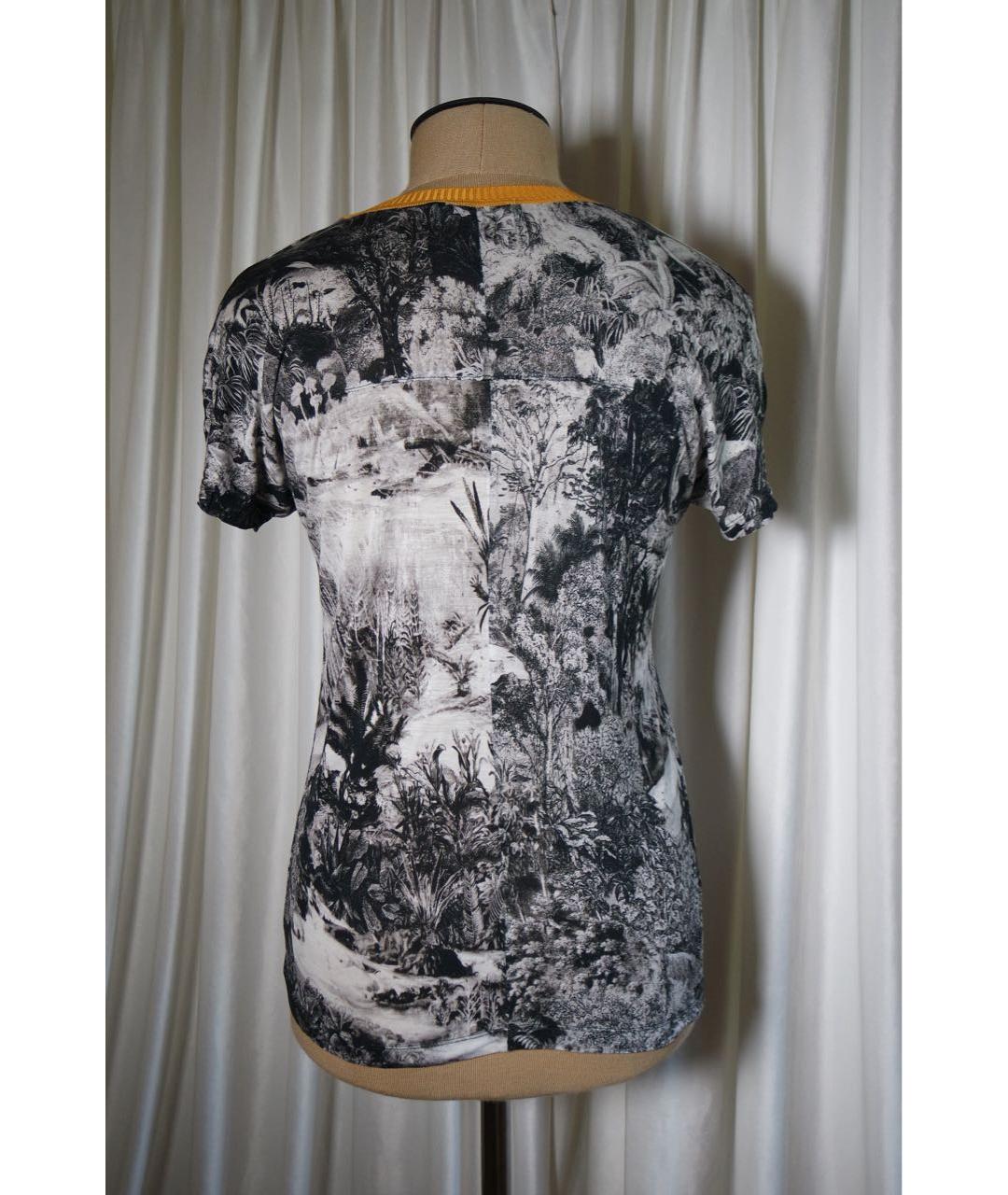 Carven Антрацитовая вискозная футболка, фото 2